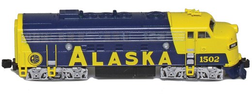 AZL 63011-2 Alaska RR EMD F7A #1502