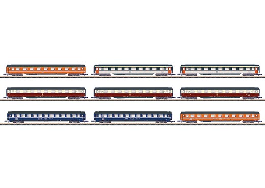 Märklin 87409 - Wagen-Display Eurofima, DB, SNCF,
