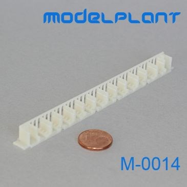 modelplant M-0014 - Abteilw. 2. Kl. D-Zug Innenein