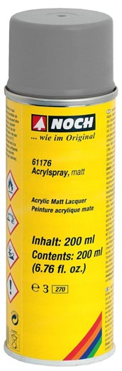 NOCH 61176 - Acrylspray, matt, grau
