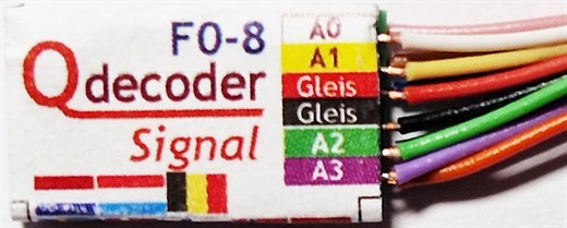 Qdecoder QD031 - Lichtsignaldecoder Qdecoder F0-8