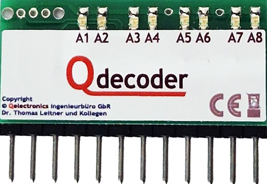 Qdecoder QD080 - LED Testleiste fr ZA-1 Decoder