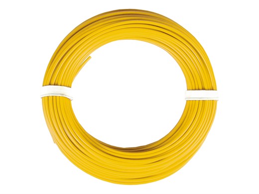 Viessmann 6864 - Kabelring, 0,14 mm, gelb,10m
