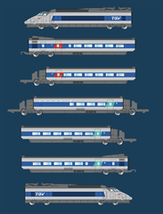 AZAR models T01-AB1A - TGV Sud-Est - Atlantique7