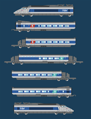 AZAR models T01-AB1D - TGV Sud-Est - Atlantique7