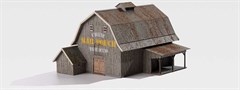 Archistories 108221 Gambrel Barn | Grey Kit