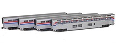 AZL 72050-1 Superliner 4-Pack Amtrak Phase III