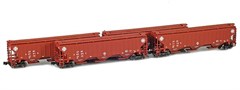 AZL 90923-1 - PS-2 Covered Hopper ATSF (Brown w/cr
