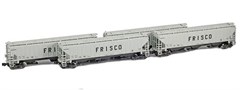 AZL 90937-1 PS-2 Covered Hopper Frisco (SLSF) Set