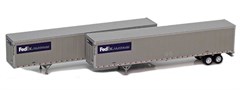 AZL 954002-1 FedEx Multimodal 53 Trailers | 2-Pac