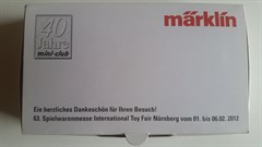 Märklin 80122 - Sonderwagen International Toy Fair