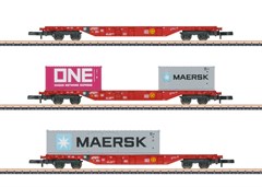 Märklin 82640 - Container-Tragwagenset Sgns 6
