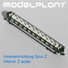 modelplant M-0017 - Inneneinr. SBB Großraumw. 1. K