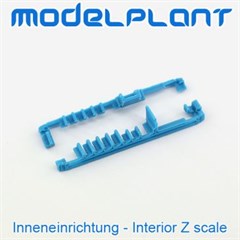 modelplant M-0027 - Inneneinr. Schienenbus, Elfenb