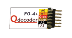 Qdecoder QD036 - F0-4+ Funktionsdecoder mit Stecke