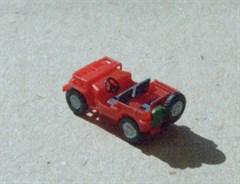 Ratimo 50036 - Jeep Willi, rot, Windschutzscheib