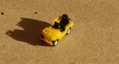 Ratimo 50038 - Jeep Willi, gelb, Windschutzschei