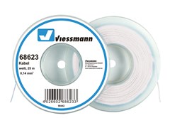 Viessmann 68623 - 25 m Kabel, 0,14 mm, wei