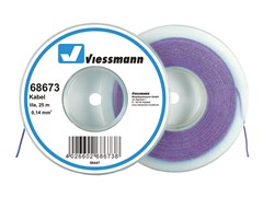 Viessmann 68673 - Kabel 25 m, 0,14 mm, lila