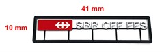 Z modell ZM-MS-015 - Swiss railway station signboa