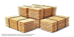 Zmodell UNI-013 - Block of stacked construction wo